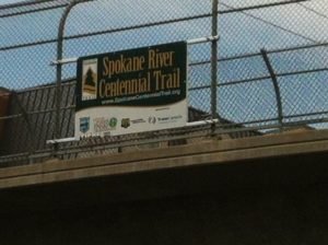 Spokane River Centennial Trail Hamilton Overpass